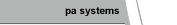 pa systems